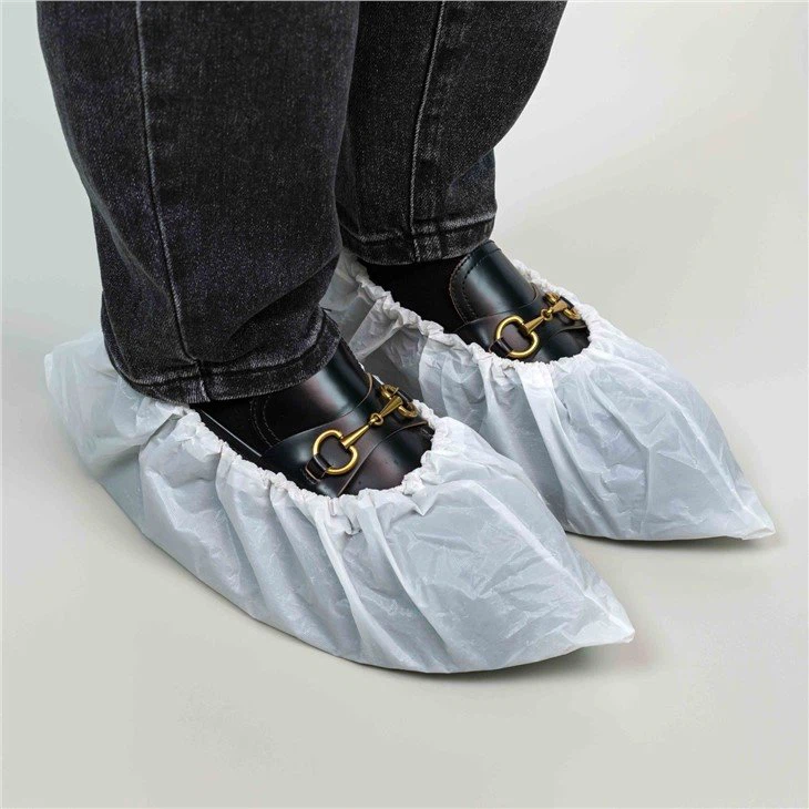 Hand made plastic shoe cover2